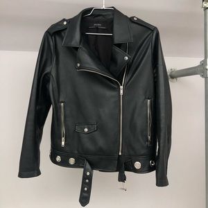 Zara Faux Leather Jacket